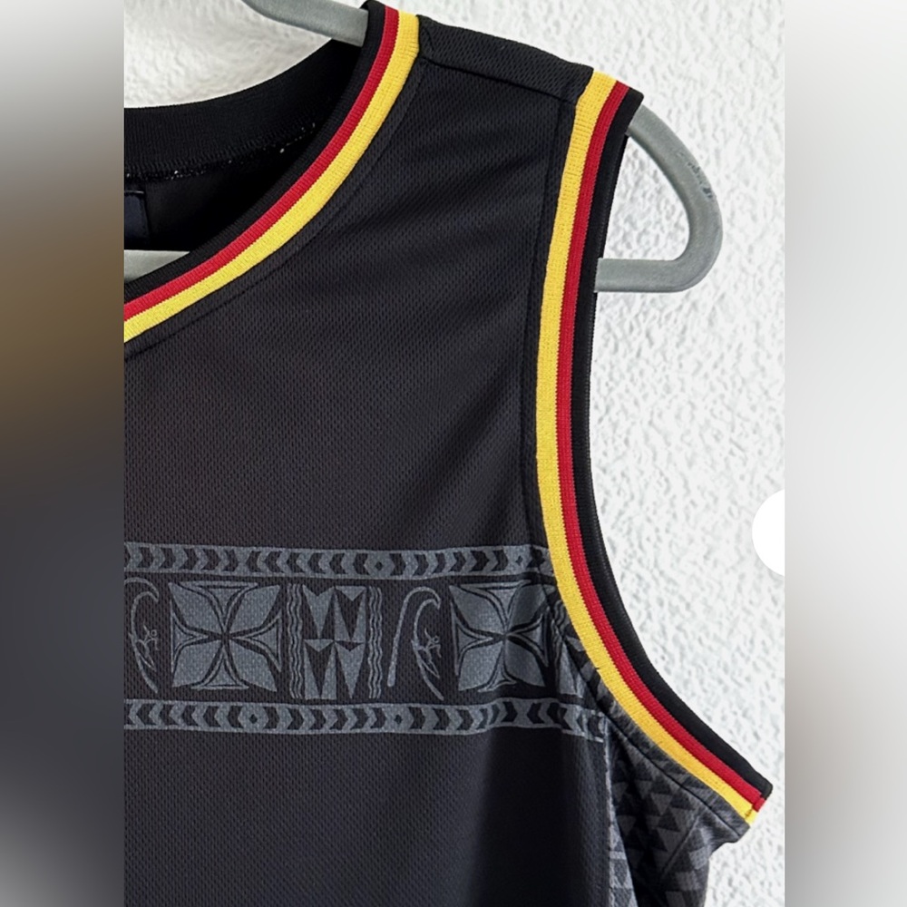 Quiksilver Eddie Aikau Black Basketball Jersey Surf Skate Tank Top. - Picture 4 of 10